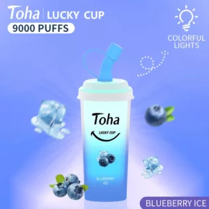 Toha Lucky Cup 9000 Puff Zbood OEM ODM Spanish 0 Nicotine Retail Gun Taste 8000 Vibez Desechable Pens Disposable Vape